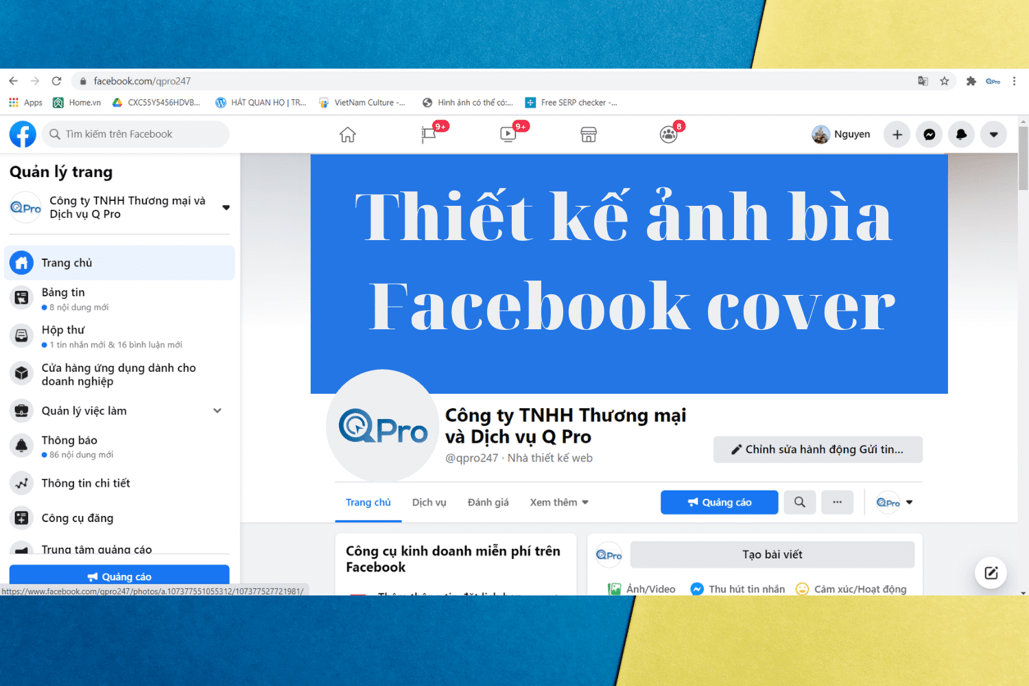 #1 Thiết kế ảnh bìa facebook Cover chuyên nghiệp giá rẻ