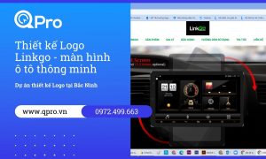 Dự án thiết kế Logo Linkgo màn hình ô tô thông minh Bắc Ninh